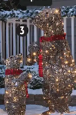 Canadian Tire CANVAS Mama Bear and 2.5´ LED Baby Bear offer