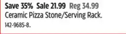 Canadian Tire MASTER CHEF Ceramic Pizza Stone/Serving Rack offer