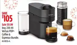 Canadian Tire Nespresso Vertuo POP+ Coffee & Espresso Bundle offer