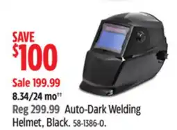 Canadian Tire Lincoln Electric Auto-Dark Welding offer