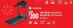 Canadian Tire Horizon T101 Treadmill offer