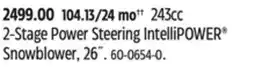Canadian Tire Cub Cadet 243cc 2-Stage Power Steering IntelliPOWER Snowblower, 26˝ offer