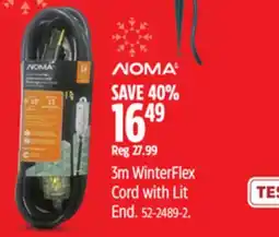 Canadian Tire NOMA 3m WinterFlex Cord with Lit End offer