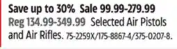 Canadian Tire Selected Air Pistols and Air Rifles offer