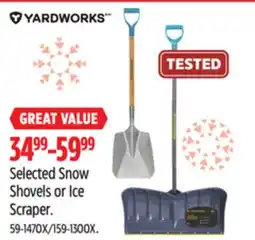 Canadian Tire Selected Snow Shovels or Ice Scraper offer