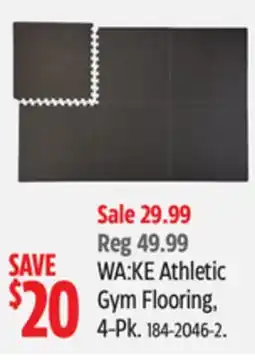 Canadian Tire WA:KE Athletic Gym Flooring offer