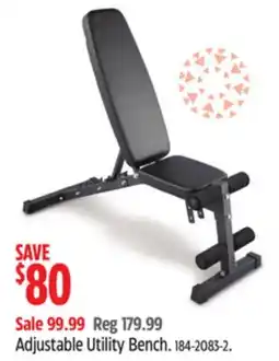 Canadian Tire WA:KE Adjustable Utility Bench offer