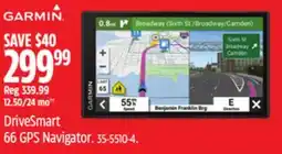 Canadian Tire GARMIN DriveSmart 66 GPS Navigator offer