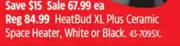 Canadian Tire Honeywell HeatBud XL Plus Ceramic Space Heater offer