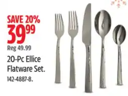 Canadian Tire 20-Pc Ellice Flatware Set. CANVAS offer