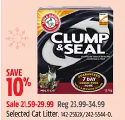 Canadian Tire Arm & Hammer Selected Cat Litter offer