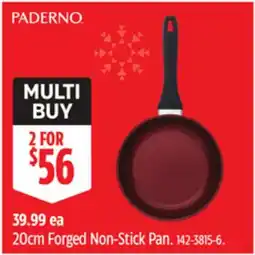 Canadian Tire PADERNO 20cm Forged Non-Stick Pan offer