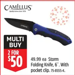 Canadian Tire Camillus Folding Knife, 6˝ offer