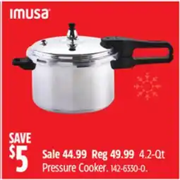 Canadian Tire Imusa 4.2-Qt Pressure Cooker offer