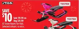 Canadian Tire Stiga GT Snow Racers for Kids offer