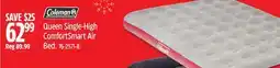 Canadian Tire Queen Single-High ComfortSmart Air Bed offer