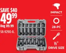 Canadian Tire MAXIMUM Impact Socket Set offer