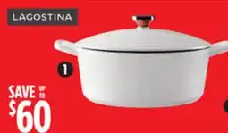 Canadian Tire Lagostina 7-Qt White Enamel Cast-Iron Casserole offer