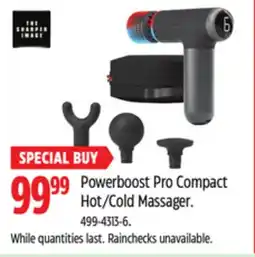 Canadian Tire Sharper Image Powerboost Pro Compact Hot/Cold Massager offer