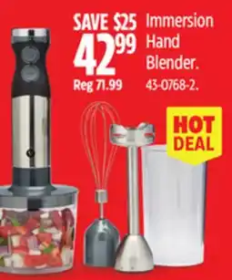 Canadian Tire Immersion Hand Blender offer
