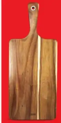 Canadian Tire Long Acacia Wood Serving Paddle with Handle CANVAS offer