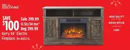 Canadian Tire For Living Kerry 44˝ Electric Fireplace offer