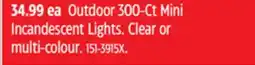 Canadian Tire Outdoor 300-Ct Mini Incandescent Lights offer