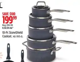 Canadian Tire T-fal 10-Pc StoneShield Cookset offer
