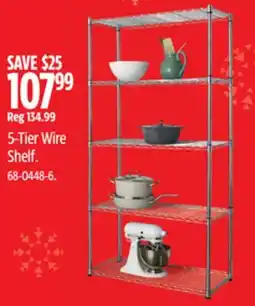 Canadian Tire Type A 5-Tier Wire Shelf offer
