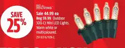 Canadian Tire For Living 300-Ct Mini LED Lights offer