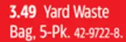 Canadian Tire Canadian Tire Yard Waste Bag offer