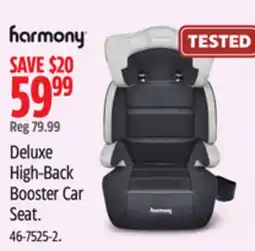 Canadian Tire Harmony Deluxe High-Back Booster Car Seat offer