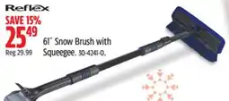 Canadian Tire Reflex 61˝ Snow Brush with Squeegee offer