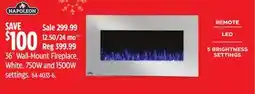 Canadian Tire Napoleon 36˝ Wall-Mount Fireplace offer