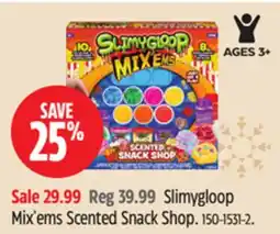 Canadian Tire Slimygloop Mix'ems Scented Snack Shop offer
