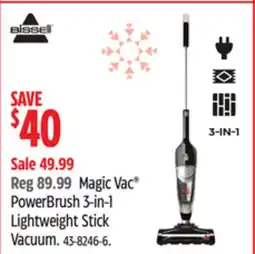 Canadian Tire BISSELL PowerBrush 3-in-1 Lightweight Stick Vacuum offer