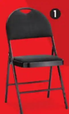 Canadian Tire High-Back Folding Chair, Black offer