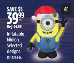 Canadian Tire Inflatable Minion offer