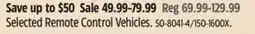 Canadian Tire Motordayz Selected Remote Control Vehicles offer