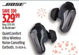 Canadian Tire Bose QuietComfort Ultra Wireless Noise-Cancelling Earbuds offer