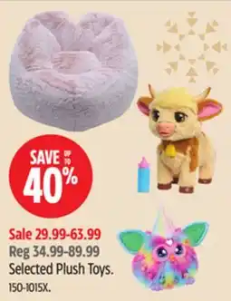 Canadian Tire Hasbro Selected Plush Toys offer
