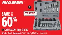 Canadian Tire 30-Pc Bolt Remover Set offer