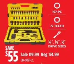 Canadian Tire STANLEY Black Chrome Socket Sets offer