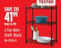 Canadian Tire Type A 3-Tier Wire Shelf offer