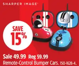 Canadian Tire Sharper Image Remote-Control Bumper Cars offer