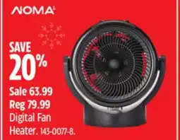 Canadian Tire NOMA Digital Fan Heater offer