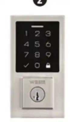 Canadian Tire Weiser Deadbolt with Smartcode Touch offer