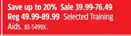 Canadian Tire Selected Training Aids offer