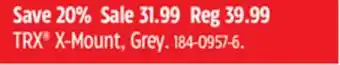 Canadian Tire TRX X-Mount, Grey offer
