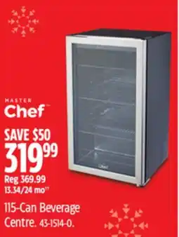 Canadian Tire MASTER Chef 115-Can Beverage Centre offer